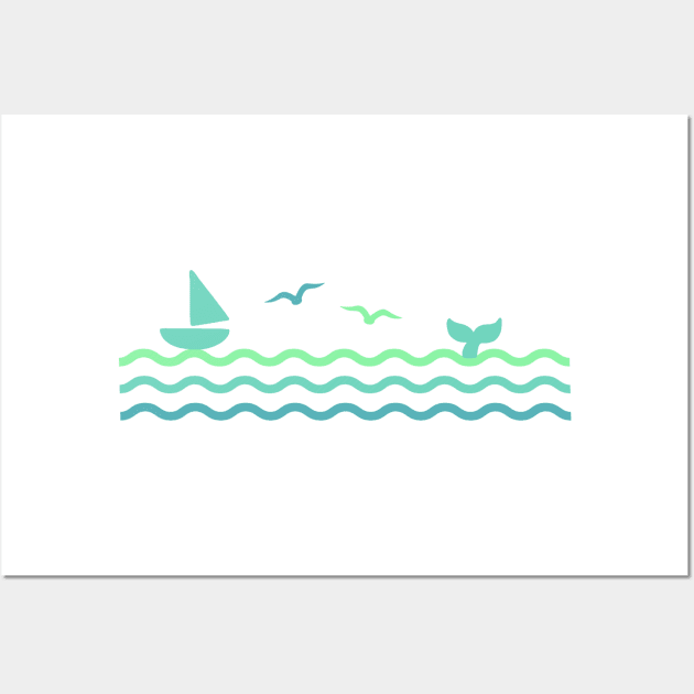 New Horizons Ocean Wall Art by peachycrossing